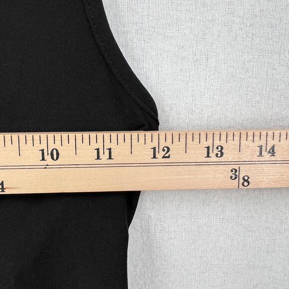 ALIX NYC Scoop Neck Tank Bodysuit XS Black Sleeveless Stretch Layering Capsule - Picture 12 of 16